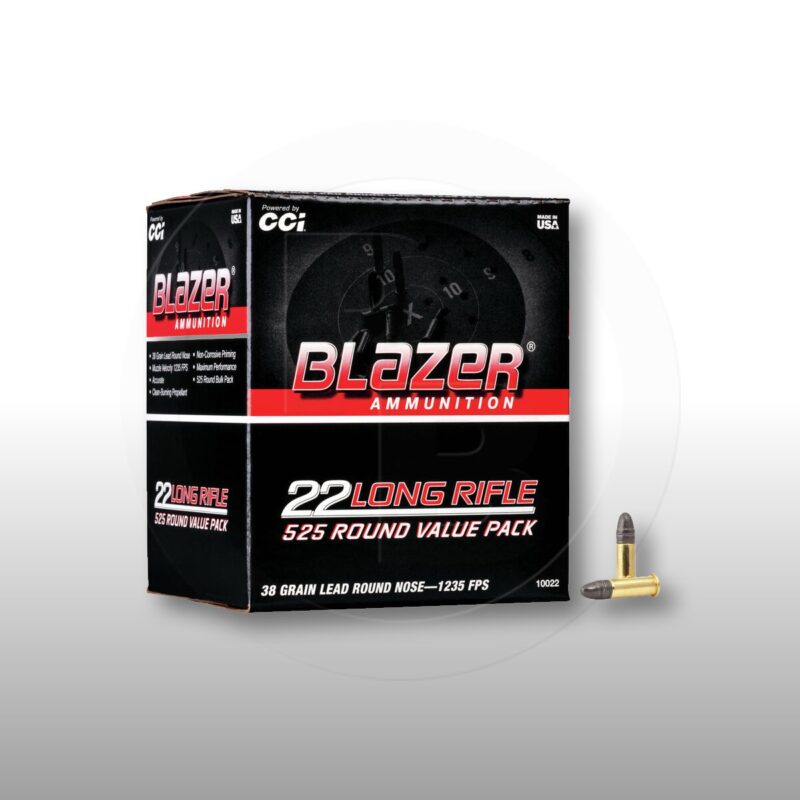 CCI .22 LR Blazer HV, 38gr, bulk