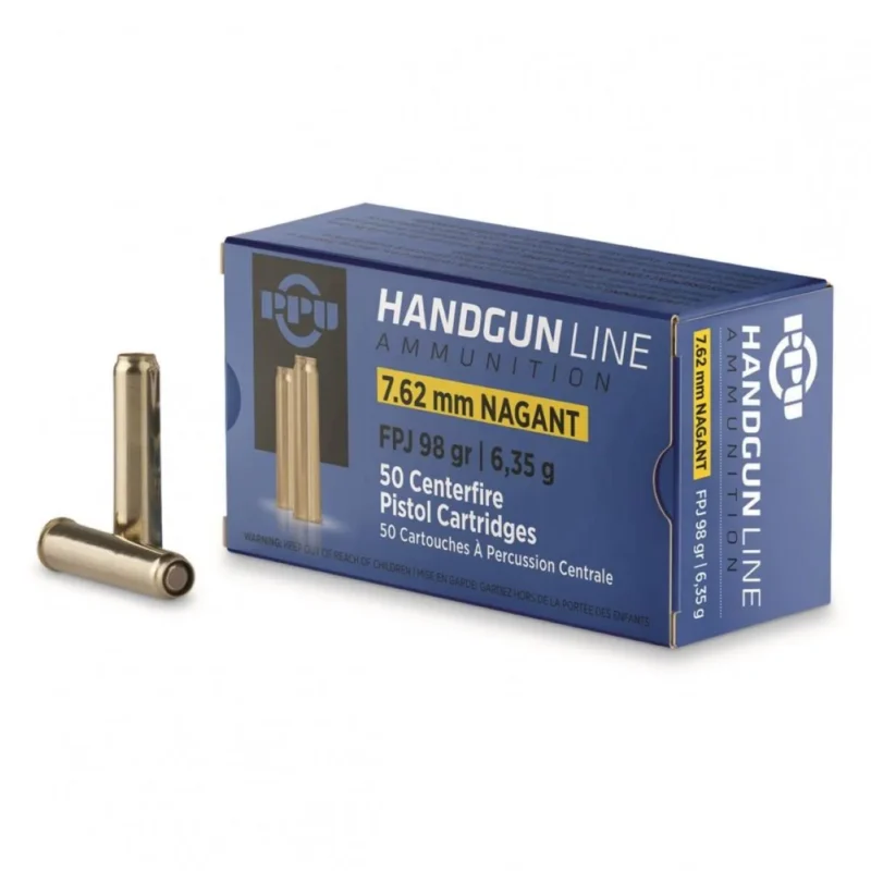 7,62 mm Nagant FPJ 6,35 g / 98 grs, PPU