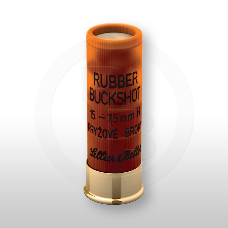 12/67,5 RUBBER BUCK SHOT, 15g
